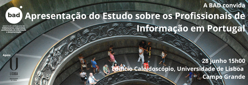 Apresentação do Estudo sobre os Profissionais de Informação em Portugal: 2021-2023