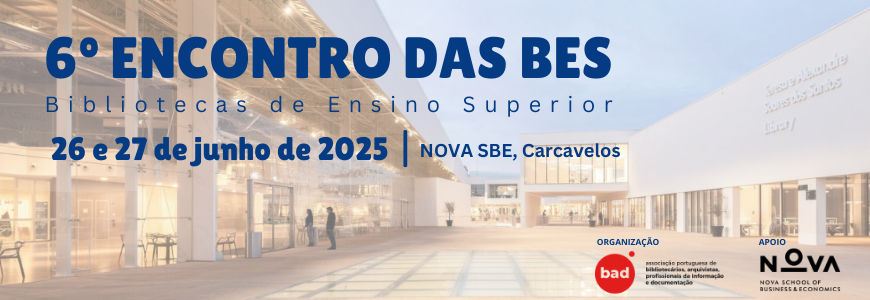 6.º Encontro das Bibliotecas de Ensino Superior